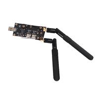 NGFF M.2 to USB3.0 Adapter LTE Modem Reader Card Push Connector with SIM Card Slot Antenna Screws Support Dual SIM Card Push Connector for LTE 4G 5G Module