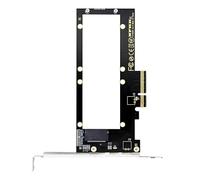 NGFF PCI-E 4.0 4X Host to NVMe Ruler 1U GEN-Z EDSFF Adapter 9.5mm 15mm 25mm Thickness Short SSD E1.S with Heat Sink PM9A3 PM9D3 P5801X Carrier