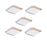 NGFF TF T-Flash Memory Card Micro SD to SD Card Socket Adapter White Low Profile Short Body for Extra Storage Mac Laptop (5pcs/Set)