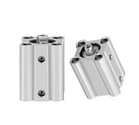 NGFPQQDDT 1pcs CQ2 Series CQ2B Double Acting Thin Compact Cylinder CQ2B12 CQ2B16 CQ2B20 CQ2B25 CQ2B32 CQ2B40 CQ2B50 CQ2B63 CQ2B80x100(Stroke 25mm,CQ2B32)