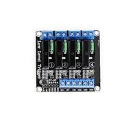 NGFPQQDDT Channel 5V DC Relay Module Solid State High Level SSR Automatic Voltage Regulator DSP G3MB-202P Relay for(4 Channel)