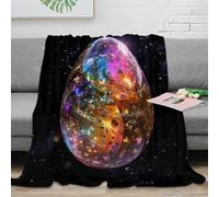NGGADIWEG 3D Printed Cosmic egg Thermal Blanket Microfiber Soft Cosy Bedding Warm Fantasy space art Blanket Premium Gift for Christmas Thanksgiving 60x80inch(150x200cm)