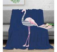 NGGADIWEG 3D Printed Pink flamingo Fluffy Blanket Microfiber Ultra Soft Warm Bedding Modern graphic design Blanket Machine Washable No Shedding for Office Workers Students Teens 70×80inch(180x200cm)