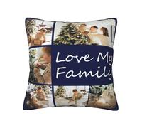 NGGBBDYGB Custom Pillow Case Home Decor Personalized Pillows With Names Customized Throw Pillow 155. Photo Pillow Personalized Name Pillow Pet 18x18 Custom Pillow Covers Women Decor Gift