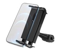 NGHEY 360 ° Adjustable Stand Compatible with 4-11 Inch Phones SND Tablets, Featuring A Powerful Bayonet and Silicone Pad, Perfect for Road Trips, Movies, and Games in The Car (Black)