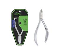 NGHIA Cuticle Nipper - D-04 JAW 14 | Stainless Steel | Durable and Sharp | Ergonomic Design | Grey Plated | Ideal for Salons and Home Use