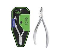 Nghia Cuticle Nipper - D-04 JAW 14 | Stainless Steel | Durable and Sharp | Ergonomic Design | Grey Plated | Ideal for Salons and Home Use