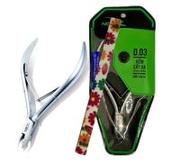 Nghia Professional Stainless Steel Cuticle Nipper C-04 (D-03) Jaw 14 Osimihome Cuticle Cutter Trimmer Manicure Tools with Double Spring- Perfect Nail Care Tool at Home/Spa/Saloon (1 PCS)