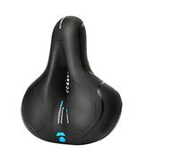 NGHSDO Bike Seat MTB Bike Bicycle Saddle Rail Hollow Breathable Absorption Rainproof Soft Memory Sponge Casual Off-road Cycling Seat Bike Saddle (Color : Blue)