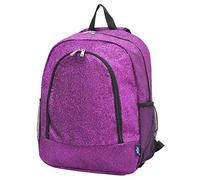 NGIL Canvas School Backpack, Glitter-purple, M, Backpack