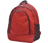 NGIL Canvas School Backpack, Glitter-red, L, Casual