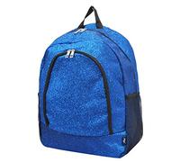 NGIL Canvas School Backpack, Glitter-royal, 13x5x15 inches