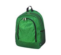 NGIL Glitter Canvas School Backpack for Cheer and Dance Teams, Sports Sparkle Backpack for Girls, Glitter-green, Standard, Backpack