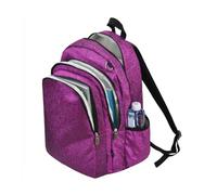 NGIL Glitter Performance Large Canvas Backpack, Sports Backpack, Dance Backpack, Gymnastics, Cheerleader Essential Backpacks, Glitter-purple, L, Travel Backpacks