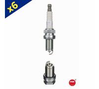 NGK 2743 Platinum Spark Plugs x6 PFR6J-11 Ignition Electrical Replacement