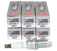 NGK 3657 Laser Iridium Spark Plug IZFR5K11 - 6 PCS *NEW* by NGK