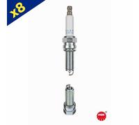 NGK 4288 Platinum Spark Plugs x8 PLKR7A Ignition Electrical Replacement