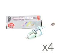 Spark Plugs Set 4x fits VW TOUAREG 7P 3.0 10 to 18 NGK 101905611G 101905631G New