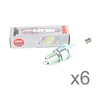 NGK 6x Laser Platinum Spark Plugs - 3199
