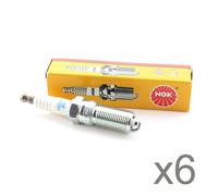 NGK BKR6ES / 3783 Standard Spark Plug 6 Pack FR7DC+ OE043 RC7YC K20PR-U K20TT