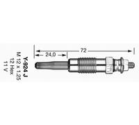 NGK 7906 Glow Plug for ,ALFA ROMEO,ARO,BMW,CHRYSLER,CITROËN,FIAT,FORD,FSO