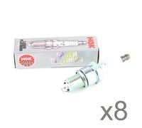 NGK 8x Laser Platinum Spark Plugs - 3199