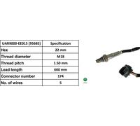 NGK 95685 Lambda Sensor Fits Focus 10-18