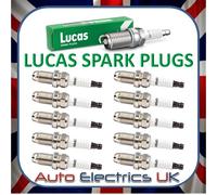 NGK BKR5EK 7956 LUCAS SPARK PLUGS LSP028 X 10 VAUXHALL RENAULT FIAT CITROEN