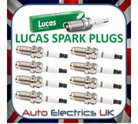 NGK BKR5EK 7956 LUCAS SPARK PLUGS LSP028 X 8 VAUXHALL RENAULT FIAT CITROEN