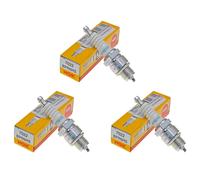 NGK BPR6HS Spark Plugs Pack of 3 fits Hercules CV 50 City 1984- 1988