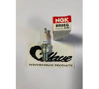 NGK BR8EG Spark Plug For 2-Stroke Scooter Moto Competition 3130 White