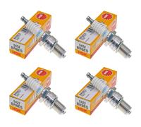NGK BR8ES Spark Plugs Pack of 4 fits Peugeot Speedfight 100 2 2001- 2002