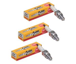 NGK CR8HSA Spark Plugs Pack of 3 fits Apache RLX 250 Quad ATV