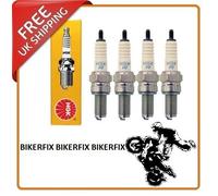 NGK CR9E SPARK PLUGS X4 KAWASAKI ZXR750 ZXR 750 ZX7R ZX7 R NINJA P1-P7 1996-2003
