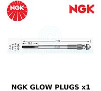 NGK Glow Plug (Diesel Engines) - Part No: YE04 - Stock No: 1101 - x1