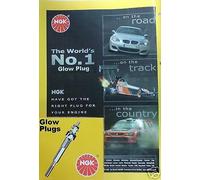 Glow Plugs Set 4x fits MITSUBISHI L200 2.5D 93 to 07 NGK MR577131 MD301950 New