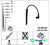NGK IGNITION CABLE KIT 44330 FOR RENAULT