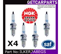 NGK ILKER7A8EGS Spark Plug x4 For Audi Models (SEE DESCRIPTION)