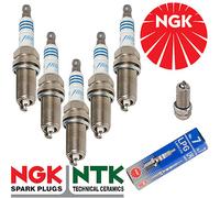 NGK Iridium LPG Spark Plugs - fits Volvo S40 II 2.5L 2004- x5