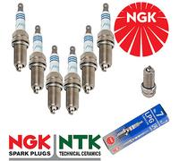 NGK Iridium LPG Spark Plugs - fits Volvo V70 III 3.2L 2007- x6