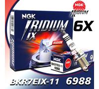 NGK Iridium Spark Plug BKR7EIX-11 (6988) Set of 6