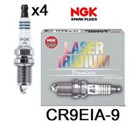 NGK LASER IRIDIUM SPARK PLUGS x 4 CR9EIA-9 FOR KAWASAKI Z1000SX MEF-WHF 2014-17