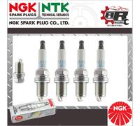 NGK Platinum Spark Plug - PFR7S8EG - fits Skoda Octavia II, Superb II 2.0TFSI x4