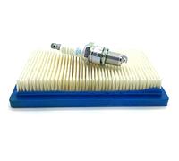 NGK Plug and Air Filter Service Kit For Honda GXV140 Small Engine, Suits Honda Mowers HRB475, HRB535