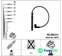 NGK REAR IGNITION CABLE KIT 44278 FOR RENAULT DACIA