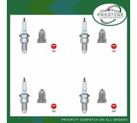 Spark Plugs Set 4x fits AUDI COUPE B3 2.3 88 to 96 NG NGK 101000026AA Quality