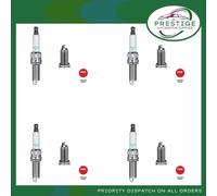NGK Spark Plug 4288 PLKR7A 4 Pack