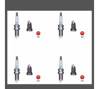 NGK Spark Plug 7968 PZFR5D-11 4 Pack