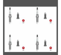NGK Spark Plug 91691 DILZKAR6A11 4 Pack