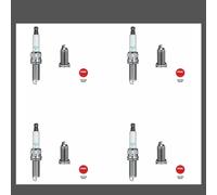 NGK Spark Plug 94716 PLKR7B8E 4 Pack